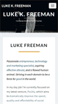 Mobile Screenshot of lukefreeman.com.au